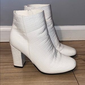 white booties